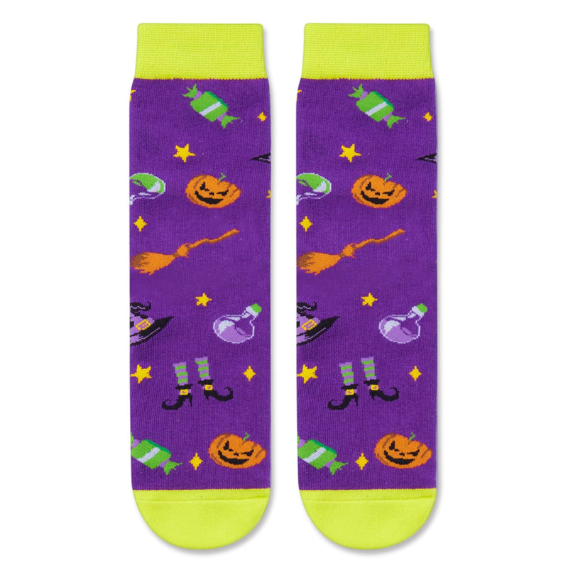 Halloween Socks Spooky Gifts For Boys Girls - Halloween Gifts for Kids 2-12 Years Old Witch Gifts Kids