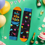 45th Birthday Gifts Ideas Socks - Gifts for Guys in Their 45s, 45th Birthday Socks for Men Women, 45 Year Old Gifts for Man Woman