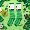 HAPPYPOP St. Patrick's Day Socks for Women Men - Shamrock Socks, Knee High Irish Green Socks, St Patricks Day Gifts