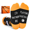 HAPPYPOP Gifts For Kids Boys Girls - Basketball Baseball Hockey Football Softball Gifts, Skater Ballerina Socks