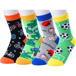 Sports Gifts For Boys Kids - Soccer Baseball Bicycle Shark Gifts For Kids Boys 10-12 Years, Ocean Animal Socks