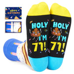 71st Birthday Gifts Ideas Socks - Best Gifts for 71 Year Old Women, 71st Birthday Gifts for Him Old Man, 71st Birthday Socks