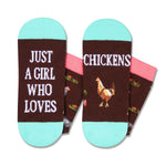 Funny Chicken Lover Gifts Crazy Chicken Lady Chicken Mom Gifts, Novelty Chicken Socks Women