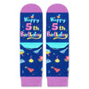 5th Birthday Gifts Ideas for Girls - Socks for Toddlers 5t, Presents for 5 Year Olds, Five Year Old Gifts for Girls Boys, Birthday Gift Box with Greeting Card