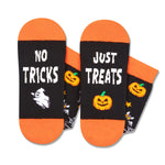 Pumpkin Socks Pumpkin Gifts Women Men - Halloween Gifts Horror Spooky Socks, Black