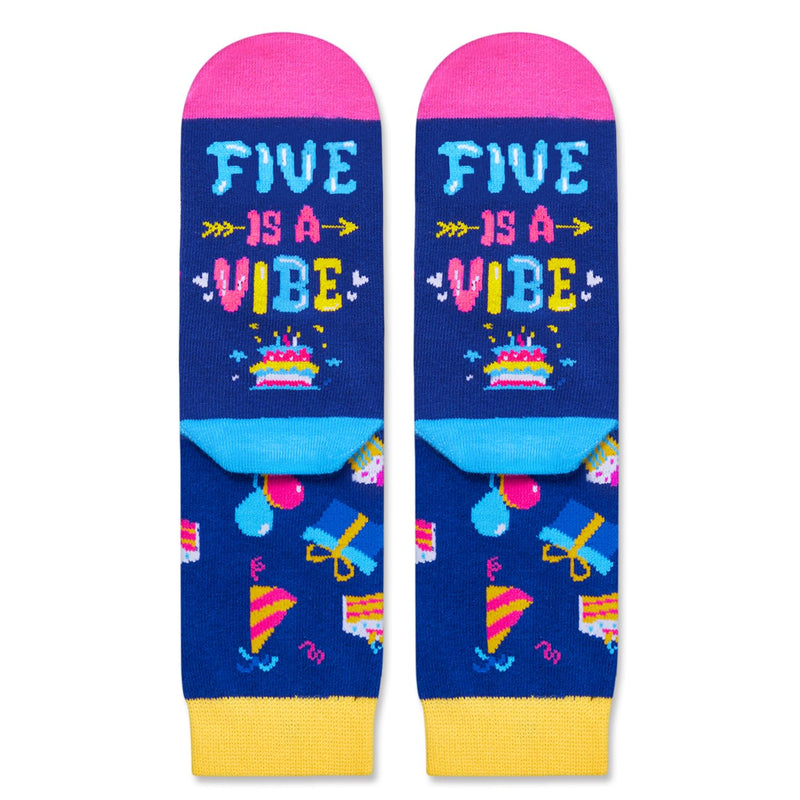 5th Birthday Gifts Ideas Socks - Gifts for Girls Boys Age 5, Presents for 5 Year Olds, Five Year Old Gifts for Kids, Toddler Socks 5t