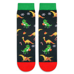 Christmas Gifts Stocking Socks for Teen Boys Girls - Dinosaur Socks Xmas Stocking Stuffers