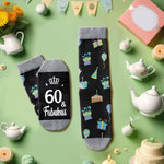 60th Birthday Gifts for Men - Socks for 60 Year Olds, 60th Birthday Socks, Gift Ideas for 60 Year Old Middle Aged Man Woman