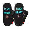 Funny Nurse Socks Gifts - Male Nurse Gifts Ideas CNA RN Gifts Nursing Student Gifts Nurse Graduation Gifts Nursing School Gifts Nurse Off Duty Socks