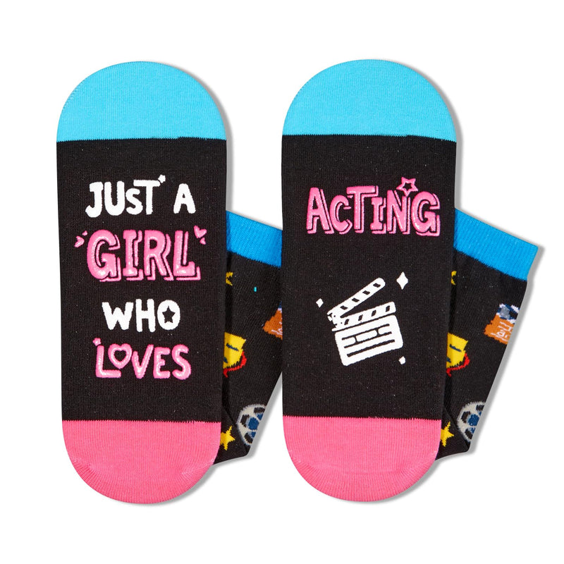 Theater Gifts for Women Girls Acting Gifts，Drama Gifts for Theatre Lovers, Funny Theater Socks