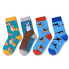 HAPPYPOP Animal Lover Gifts Ideas - Cute Corgi Socks, Shark Socks, Lllama Socks for Kids 13-18 Years