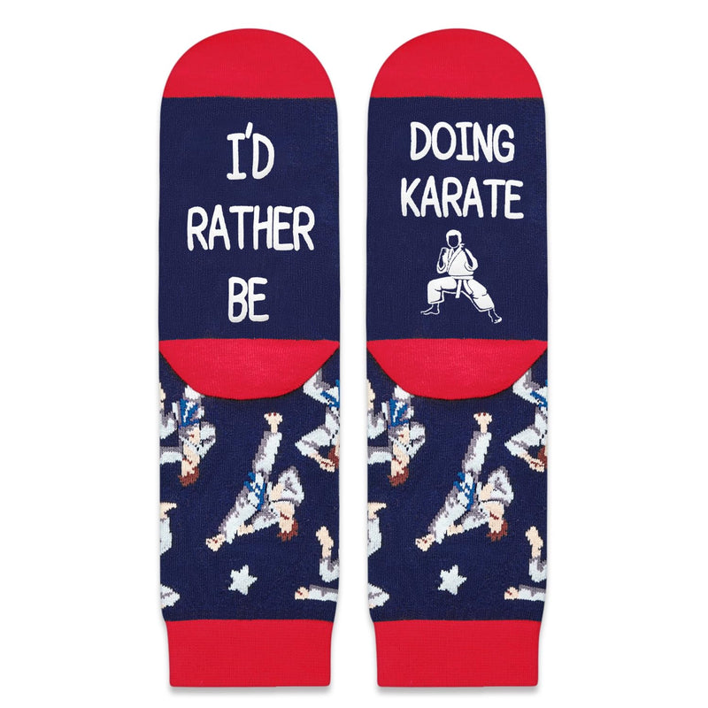 Karate Gifts For Boys Girls - Karate Gifts Jiu Jitsu Gifts, Taekwondo Gifts For Boys Girls, Karate Socks Funny Kid Socks