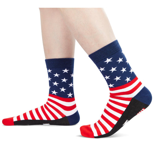 Patriots Gifts American Flag Gifts USA Gifts For Men Women Funny Republican Gifts, America Flag Socks Patriotic Patriots Socks USA Socks