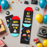 62nd Birthday Gifts Ideas Socks - Cool Gifts for 62 Year Old Man Woman, Gifts for Men Women in Their 62s