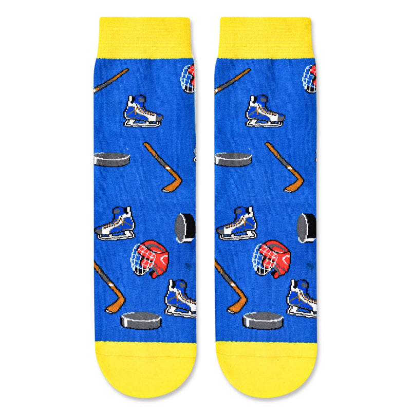 Hockey Gifts For Boys Girls Kids, Funny Novelty Hockey Kids Boys Girls Socks