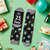 23rd Birthday Gifts Socks Ideas - Gifts for 23 Year Old Woman Man Best Gifts for 23 Year Old Male Female, Gifts Greeting Card