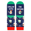 Christmas Gifts Stocking Socks for Kids - Snowman Christmas Stocking for Son Daughter Sister 7-9 Years