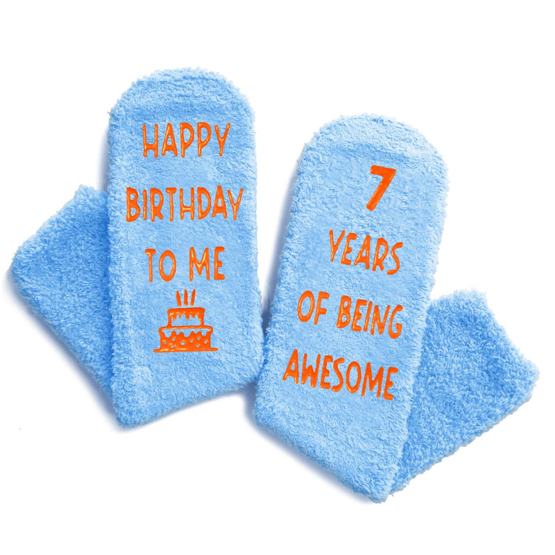 7th Birthday Gift Ideas Socks - Presents for 7 Year Old Girls Boys, Seven Year Old Gifts