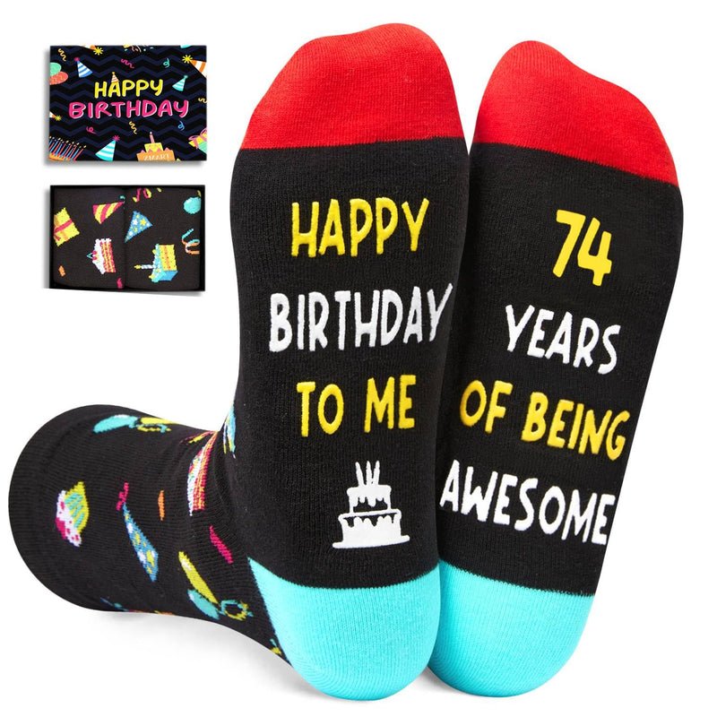 74th Birthday Gift Ideas for Men - Socks for Older Men over 74, Best Gifts for 74 Year Old, Old Man Gifts for Men Useful