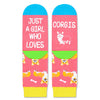 Corgi Gifts for Corgi Lovers - Corgi Socks for Teen Girls, Funny Girl Socks, Crazy Socks for Kids