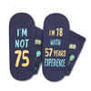 75th Years Old Birthday Gifts for Men - Socks for 75 Year Olds, Gift Ideas for 75 Year Old Man Woman, 75th Birthday Socks