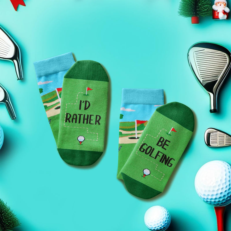 Golf Gifts For Men Women - Cool Gifts For Golfers, Novelty Golf Socks For Men, Golfing Socks, Golf Presents For Men, Golf Stocking Stuffers