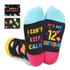 12 Yr Old Gift Ideas, 12th Birthday Presents Socks for 12 Year Old Tween Boys Girls, Gift Ideas for 12 Year Old Preteen Boy Girl