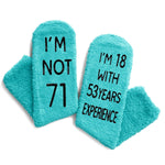 71st Birthday Gift Ideas for Women - Socks for 71 Year Old Birthday, Retirement Gifts for Older Elderly Women