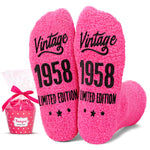 66th Birthday Gifts Ideas for Women - Socks for 66 Year Olds, 1958 Birthday Gifts, Best Gifts for 66 Year Old Woman