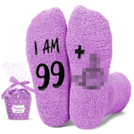 100th Birthday Gifts Ideas for Women - Socks for 100th Year Old Birthday Women, Best Gifts for 100 Older Lady Elderly