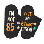 85th Years Old Birthday Gifts for Men - Socks for 85 Year Olds, Gift Ideas for 85 Year Old Man Woman, 85th Birthday Socks