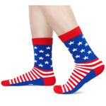 Patriots Gifts American Flag Gifts Republican Gifts For Men Women, Patriotic Socks USA Socks America Flag Socks