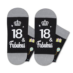 18th Birthday Gifts Ideas Socks - Gag Young Adult Gifts for 18 Year old Boy Girl, Funny Birthday Socks for Adults