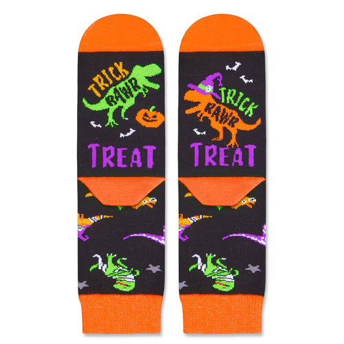 Halloween Socks Spooky Gifts For Boys Girls - Halloween Gifts for Kids 10-12 Years Old Dinosaur Gifts Kids