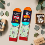 Funny Koala Gifts for Men - Koala Socks for Women, Funny Socks for Girls Boys, Crazy Socks for Teens