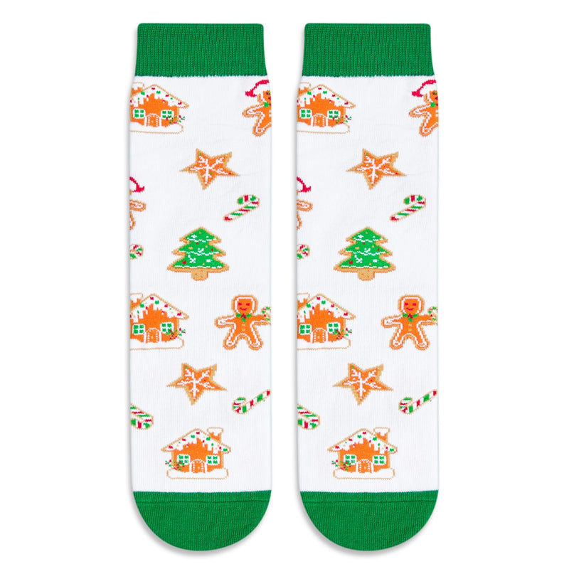 Christmas Cookies Gift Gingerbread Socks - Gingerbread Stocking Gifts for Kids 10-12 Years Old