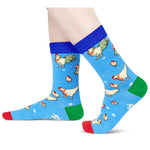 Christmas Gifts Stocking Socks For Men Women - Secret Santa Socks Xmas Stocking Stuffers For Chicken Lovers Christmas Rooster Gifts