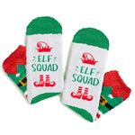 HAPPYPOP Christmas Gifts Stocking Socks for 4-6 Years Old Girl Boy - Secret Santa Socks Fuzzy Cupcake Elf Socks for Kids