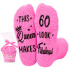 HAPPYPOP 60th Years Old Birthday Gifts for Women - Novelty Socks for 60 Year Olds, Gift Ideas for 60 Year Old Female, Best Gifts for 60 Year Old Middle Aged Woman