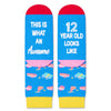 12 Yr Old Gift Ideas, 12th Birthday Presents Socks for 12 Year Old Tween Boys Girls, Gift Ideas for 12 Year Old Preteen Boy Girl