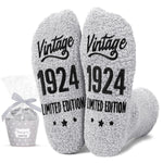 100th Birthday Gifts Ideas for Men - Socks for 100 Year Olds, 1924 Birthday Gifts, Best Gifts for 100 Year Old Elderly Man