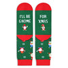 Christmas Gifts Stocking Socks for Women Men - Gnome Redeer Gifts for Mom Dad, Xmas Stocking Stuffers