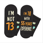 73rd Years Old Birthday Gifts for Men - Socks for 73 Year Olds, Gift Ideas for 73 Year Old Man Woman, 73rd Birthday Socks