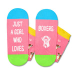 Funny Boxers Socks for Girls - Crazy Boxers Gifts Silly Fun Weird Gifts In Pink