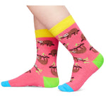 Sloth Gifts for Girls; Funny Sloth Socks for Teen Girls, Novelty Socks for Teens, Sloth Gifts for 7-9 Years