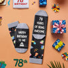 78th Birthday Gift Ideas for Men - Socks for 78th Birthday, Best Gifts for 78 Elderly Dad, 78 Year Old Gifts