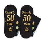 50th Years Old Birthday Gifts for Men - Socks for 50 Year Olds, 50th Birthday Socks, Gift Ideas for 50 Year Old Man Woman