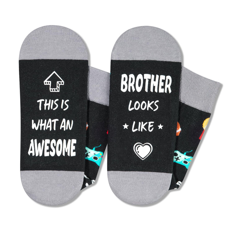 Awesome Gifts For Men - Cool Gifts For Brother, Brother Socks, Funny Men Socks