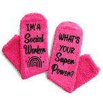 Social Worker Gifts For Women - Volunteer Appreciation Gifts, Social Work Month Gifts, Social Worker Socks