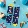 45th Years Old Birthday Gifts for Men - Socks for 45 Year Olds, Gift Ideas for 45 Year Old Middle Aged Man Woman, 45th Birthday Socks